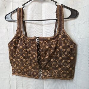 Aerie Brown Lace Bralette